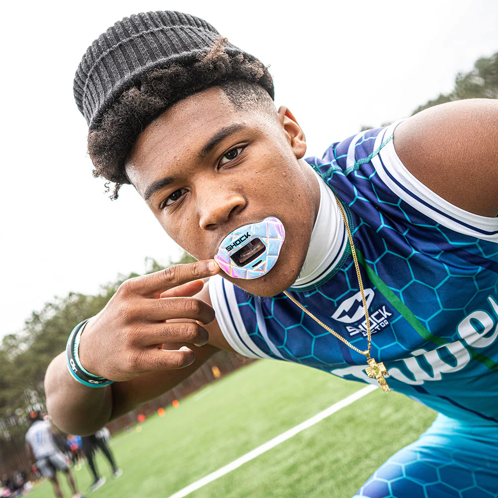 3D Iridescent Max AirFlow Football Mouthguard - Image 2