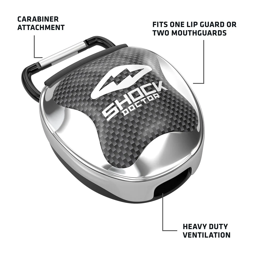 Chrome Silver Mouthguard Case - Image 3