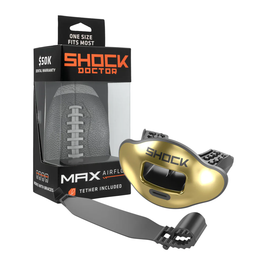 Chrome Solid Max AirFlow Football Mouthguard - Image 2