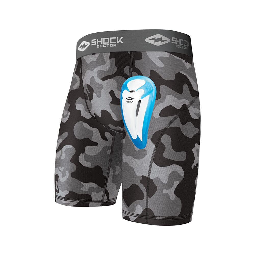 Black Camo Core Compression Short with Bio-Flex Cup - Image 2