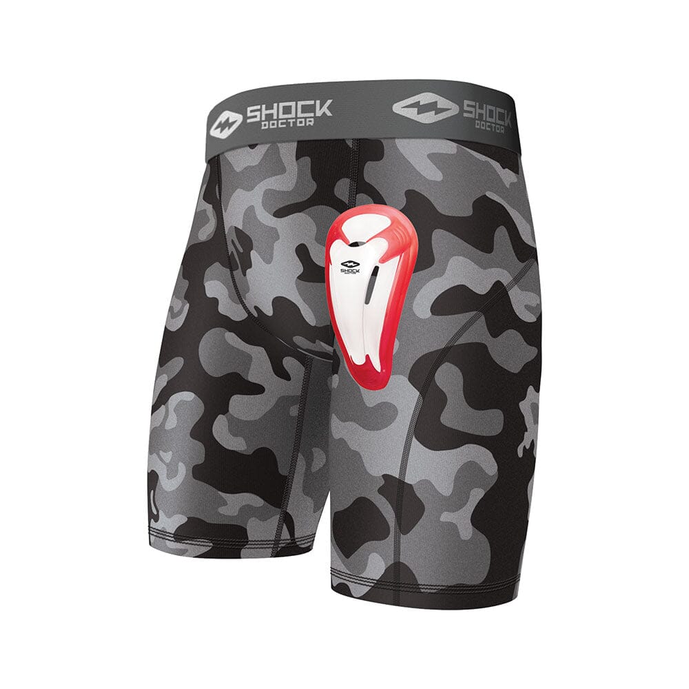 Black Camo Core Compression Short with Bio-Flex Cup - Image 3