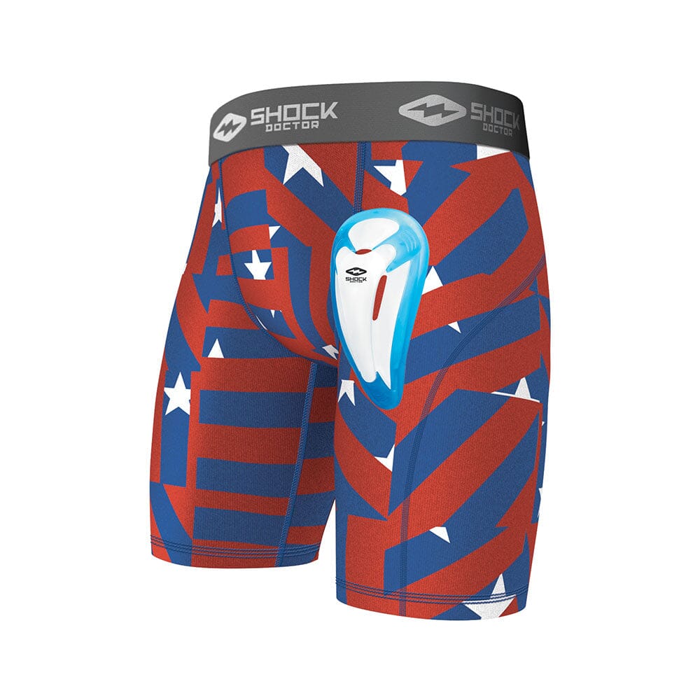Stars and Stripes Core Compression Short with Bio-Flex Cup - Image 3
