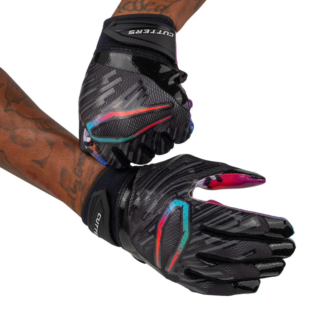 Multi Color Face Game Day Pro Limited-Edition Receiver Gloves - Image 3