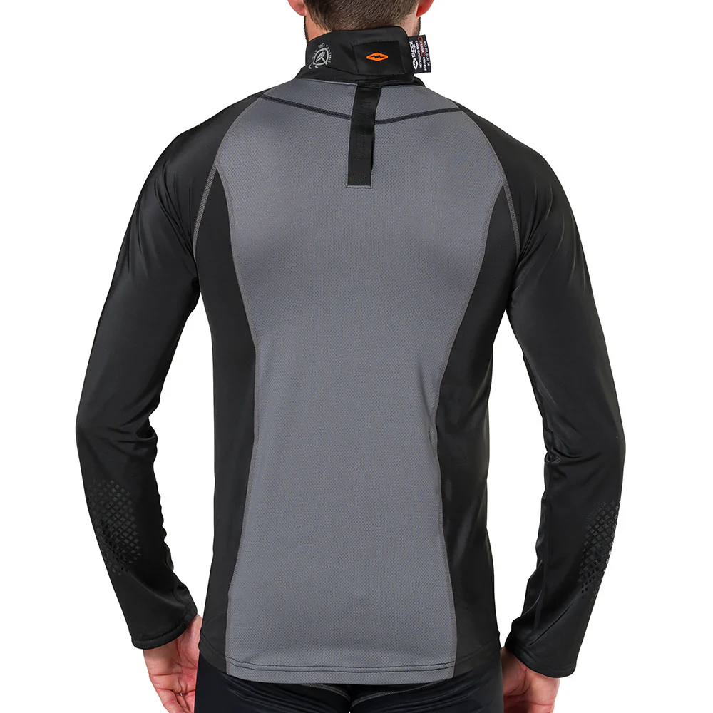 Ultra Compression Hockey Long Sleeve Shirt With Integrated Neck Guard - Image 4