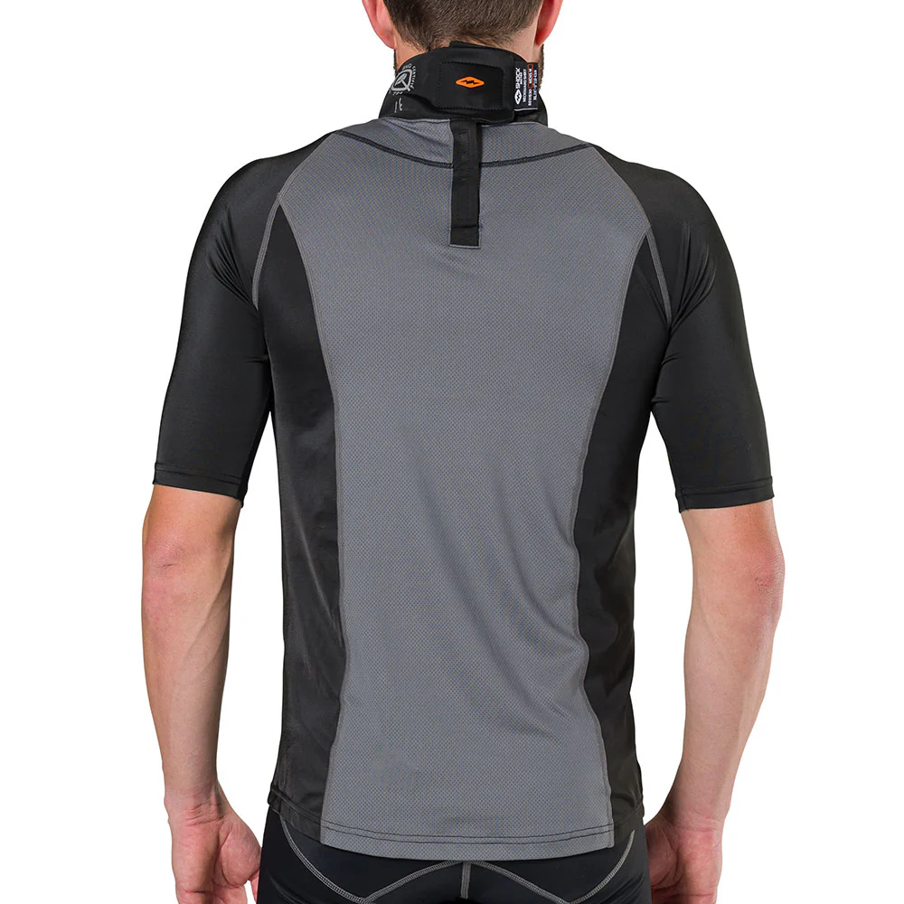Ultra Compression Hockey Short Sleeve Shirt With Integrated Neck Guard - Image 5