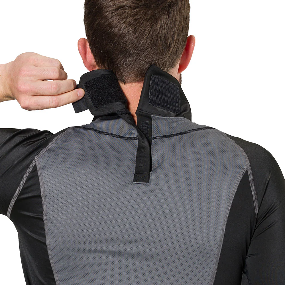 Ultra Compression Hockey Short Sleeve Shirt With Integrated Neck Guard - Image 7