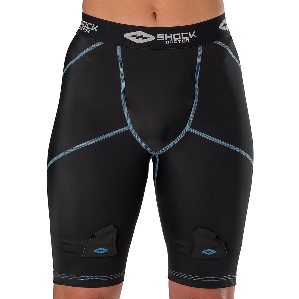 Women's Compression Hockey Short with Pelvic Protector - Image 3