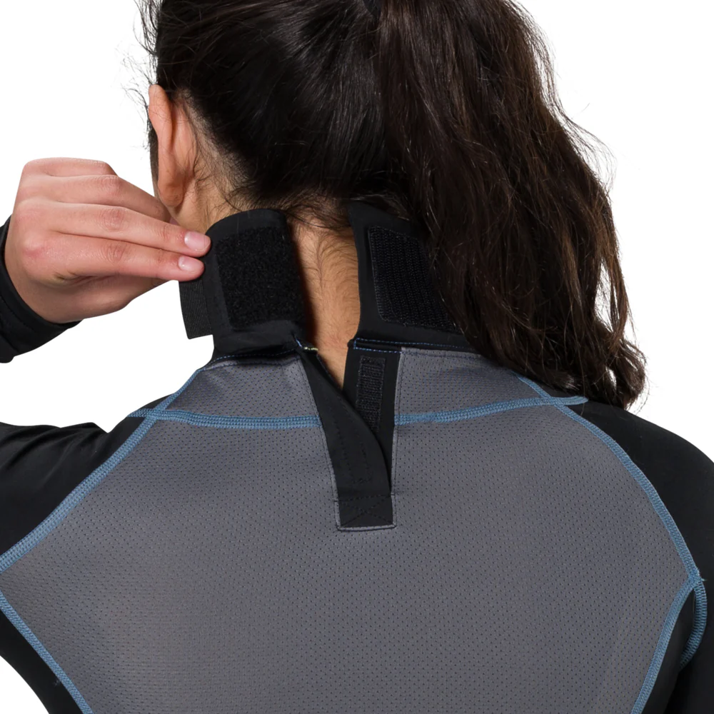 Women's Ultra Compression Hockey Long Sleeve Shirt With Integrated Neck Guard - Image 8